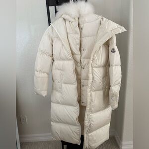 Moncler Cream Puffer Jacket